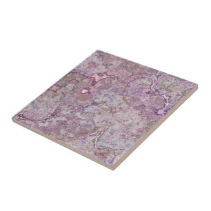 Azulejo Mármol rosa y púrpura