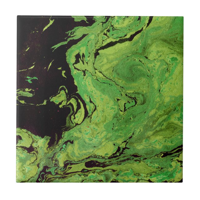 Azulejo Mármol verde negro (Frente)