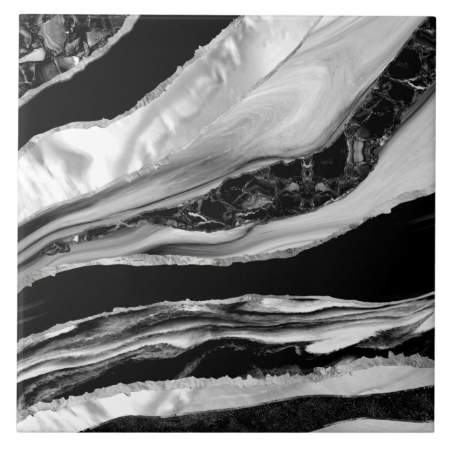 Azulejo Mármoles negros y madre de la Perla (Frente)