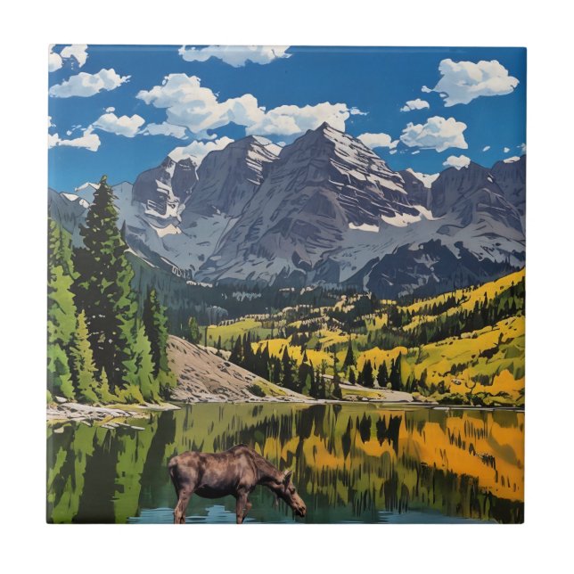 Azulejo Maroon Bells (Frente)