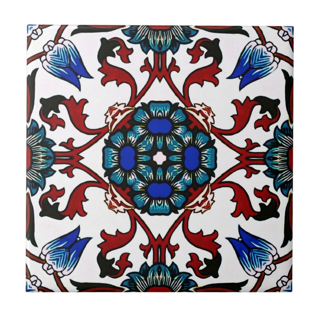 Azulejo marroquí,mosaico,turco, (Frente)