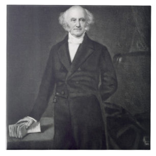 Azulejo Martin Van Buren, 8vo presidente del Stat unido