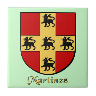 Azulejo Martinez Family Shield