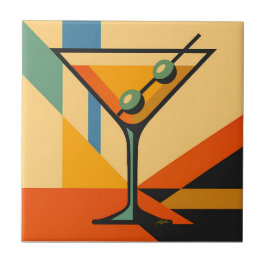 Azulejo Martini Bauhaus Amanecer Moderno de Medianos del S