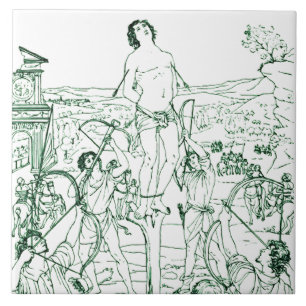 Azulejo Martirio de San Sebastián