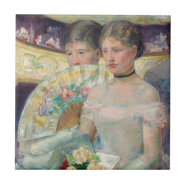 Azulejo Mary Cassatt - El Palco (Frente)