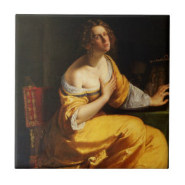 Azulejo Mary Magdalene (por Artemisia Gentileschi)