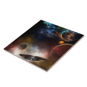 Azulejo Más allá del espacio y el tiempo: arte fractal