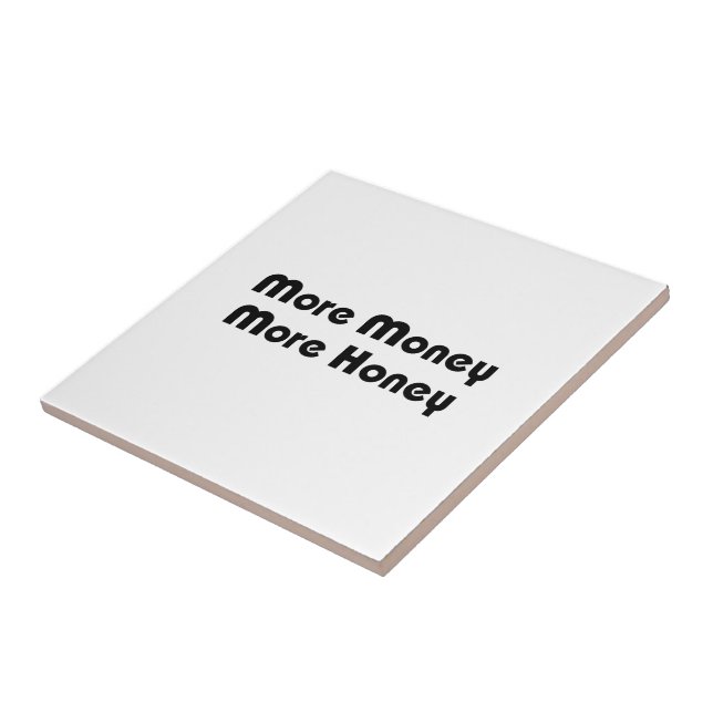 Azulejo Más dinero más miel (Lado)