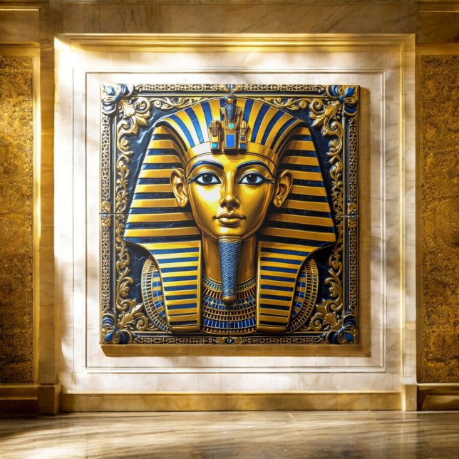 Azulejo Máscara de oro real egipcia -Tutankhamun (Subido por el creador)