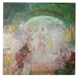 Azulejo Mascarada de James Ensor (1889)