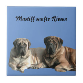 Azulejo Mastiff  Urlaub English Mastiff