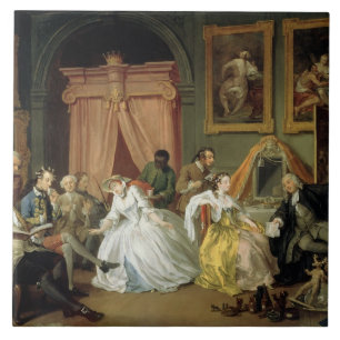 Azulejo Matrimonio en modo La: IV, The Toilette, c.1743 (p