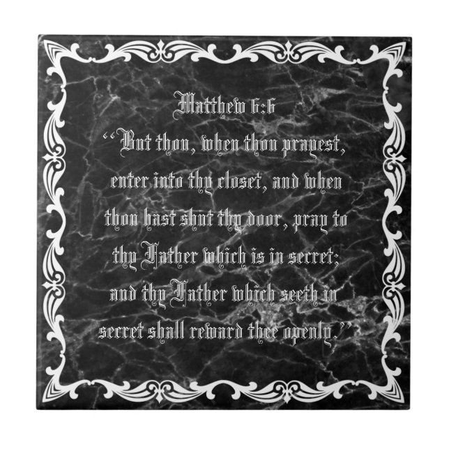 AZULEJO MATTHEW 6:6 (Frente)