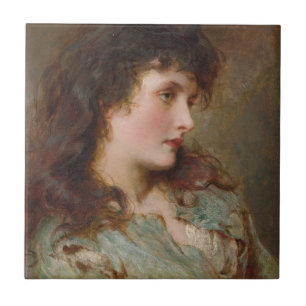 Azulejo Maud (retrato femenino elegante)