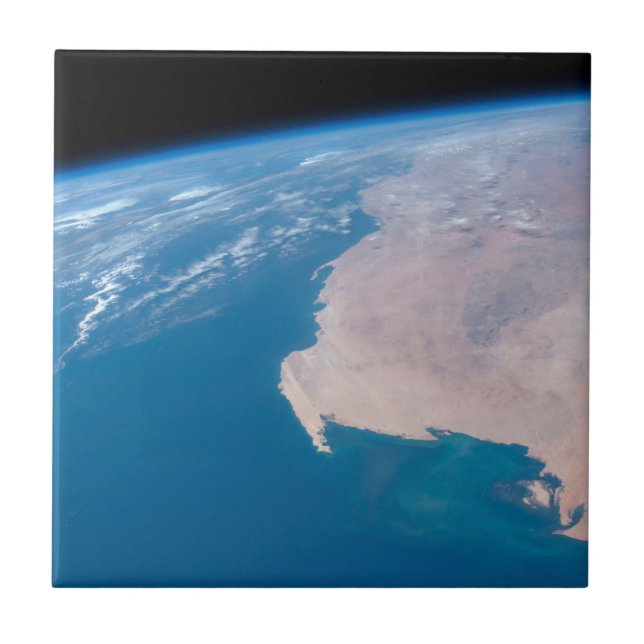 Azulejo Mauritania Y Sahara Occidental Frente A Las Costas (Frente)