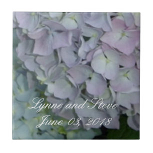 Azulejo Mauve Hydrangea Boda Fecha