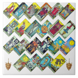 Azulejo Mayor Collage de Arcana Tarot