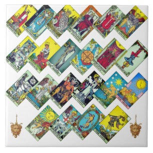 Azulejo Mayor Collage de Arcana Tarot
