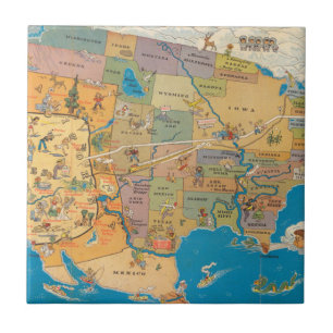 Azulejo ¡"Mayor! "Los Ángeles y los Estados Unidos