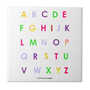 Azulejo Mayúsculas del alfabeto