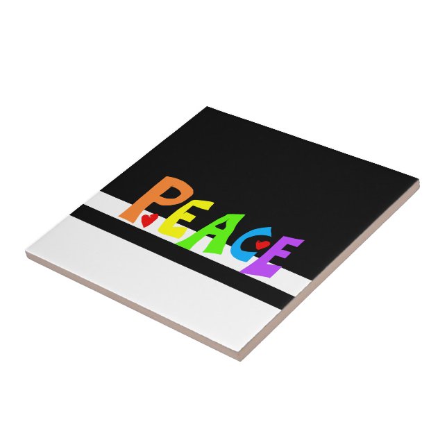 Azulejo MAZIPOODLES Peace Rainbow (Lado)