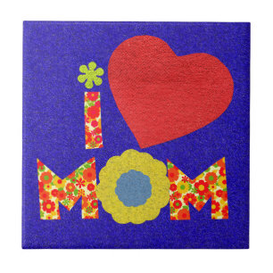 Azulejo Me encanta la cerámica de mamá