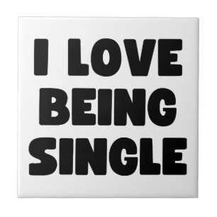 Azulejo Me encanta ser soltero