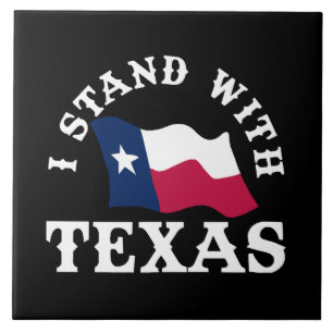 Azulejo Me mantengo con Texas