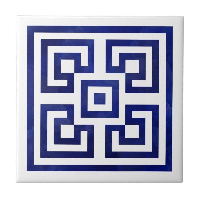 Azulejo Meander griego - Clave griega (Frente)