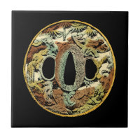 Medallón asiático dorado por Vision Studio