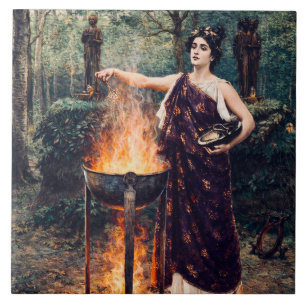Azulejo Medea preparando su poción – 