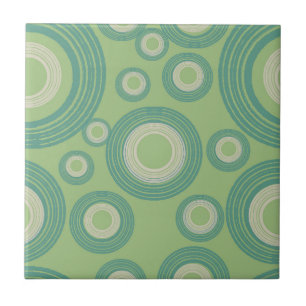 Azulejo Media Century Modern Circle Mint