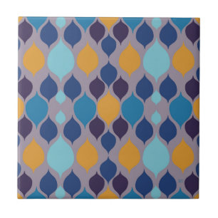 Azulejo Mediados de siglo 1960s Geométrico Pastel