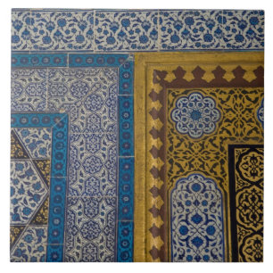 Azulejo Medio Oriente Turquía y ciudad de Estambul con el