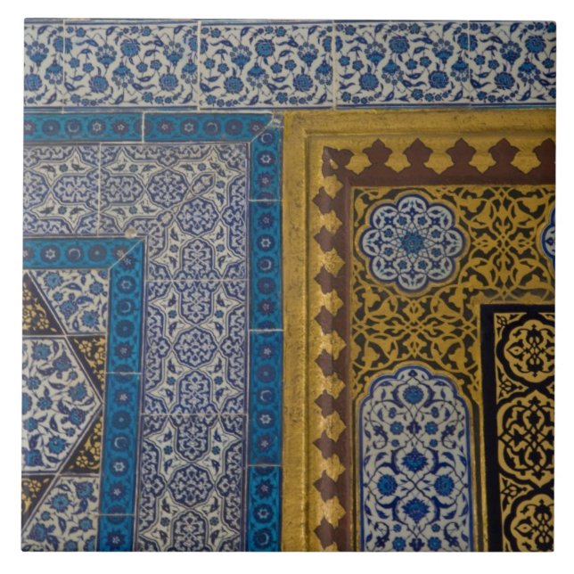Azulejo Medio Oriente Turquía y ciudad de Estambul con el (Frente)
