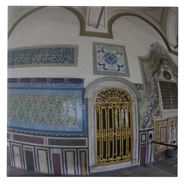 Azulejo Medio Oriente Turquía y ciudad de Estambul con los (Frente)