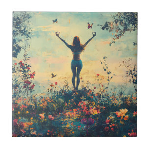 Azulejo Meditación Serena al Amanecer (1)