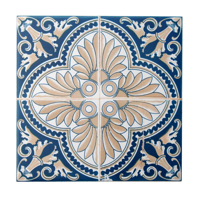 Azulejo Mediterranean Floral  (Frente)