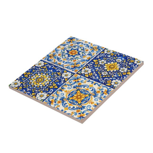 Azulejo Mediterranean Tile Bloom (Lado)