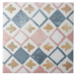 Azulejo Mediterráneo Acuarela