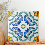 Azulejo Mediterráneo Ornamental Botánico<br><div class="desc">Cubierta cerámica del Mediterráneo Ornamental Botánica</div>