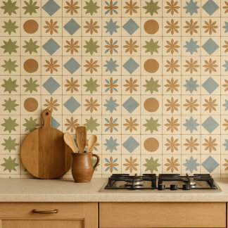 Azulejo Mediterráneo Terracotta Bloom
