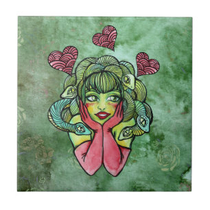 Azulejo Medusa