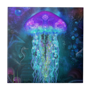 Azulejo Medusas luminescentes