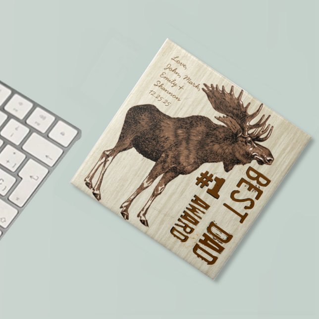 Azulejo Mejor papa # 1 papa Moose (Subido por el creador)