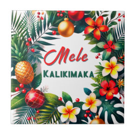 Azulejo Mele Kalikimaka