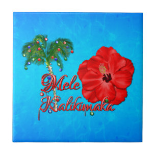 Azulejo Mele Kalikimaka