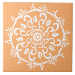 Azulejo Melon Mandala