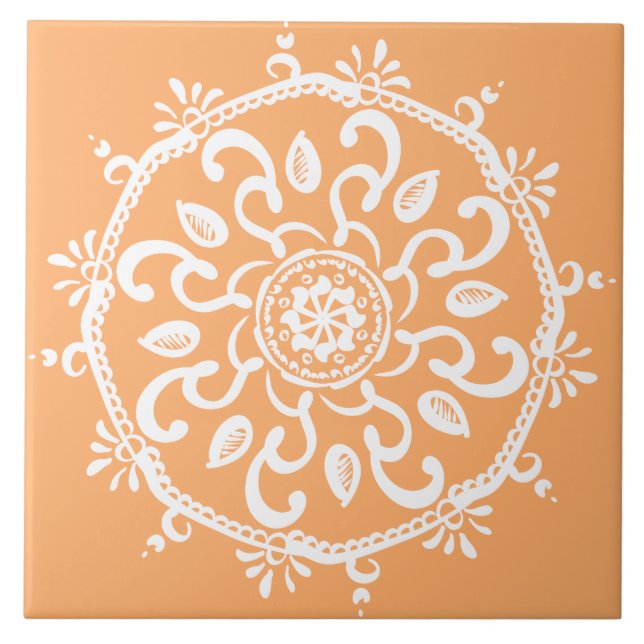 Azulejo Melon Mandala (Frente)